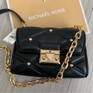 Michael Kors Serena Small Flap Crossbody bag Black